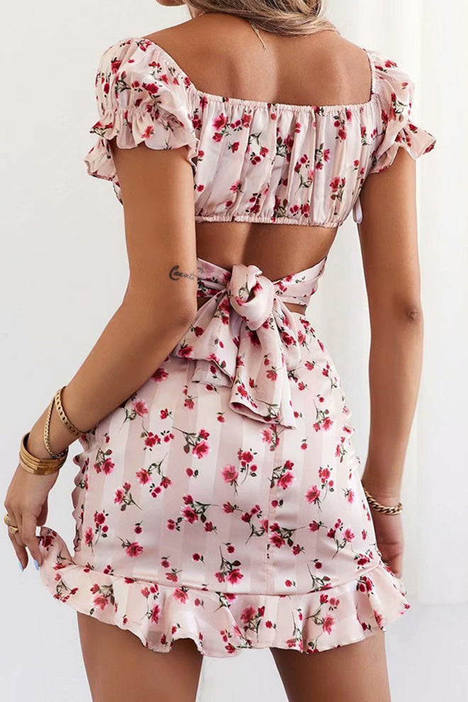 V-neck Puff Sleeve Top