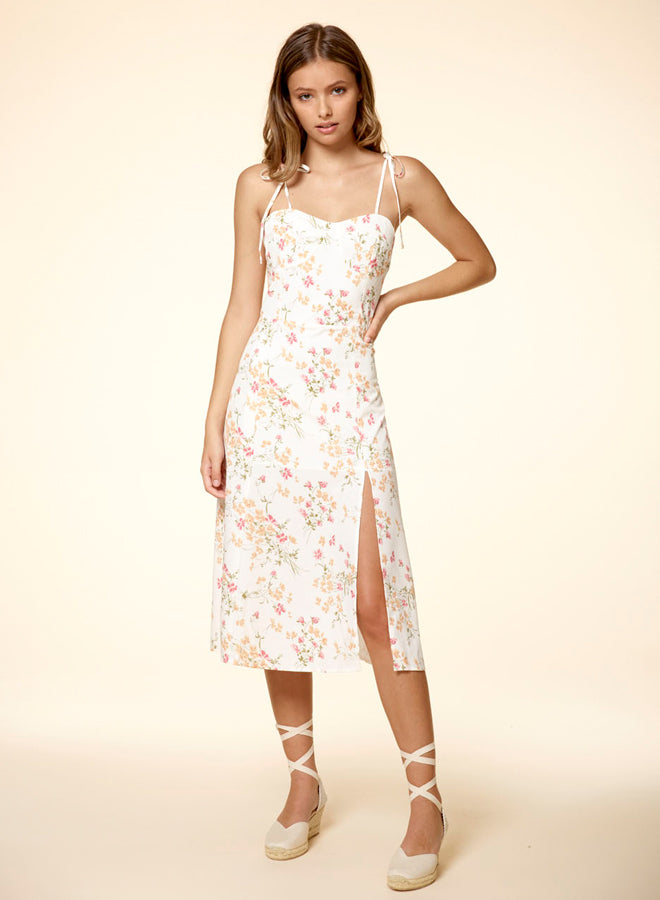 Floral Slit Dress