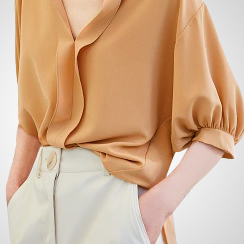 Balloon Sleeve Soft Top