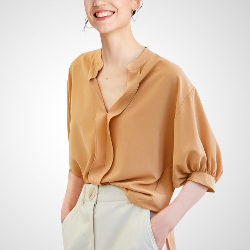 Balloon Sleeve Soft Top