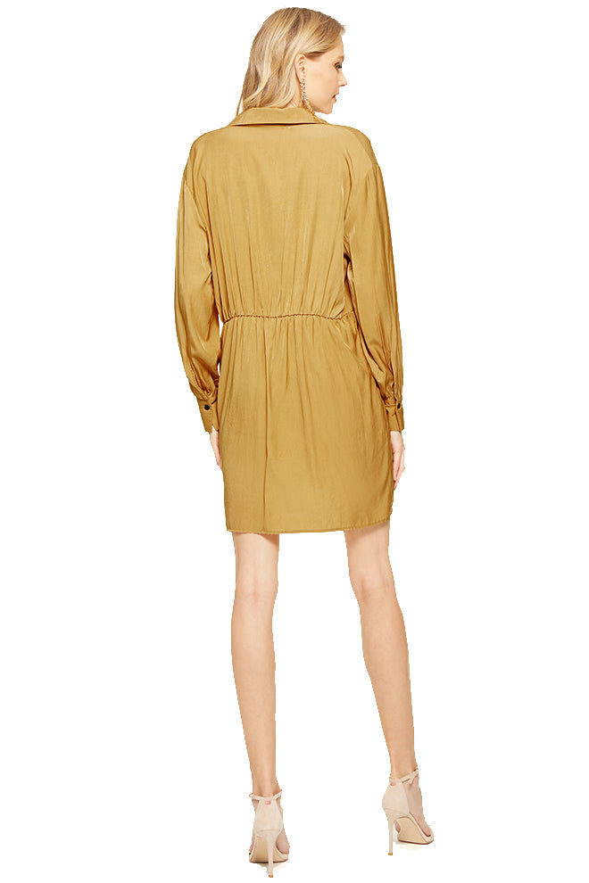 V-Neck Asymmetric Dress