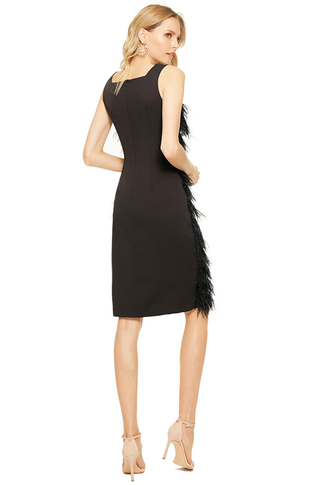 Black Feather Dress