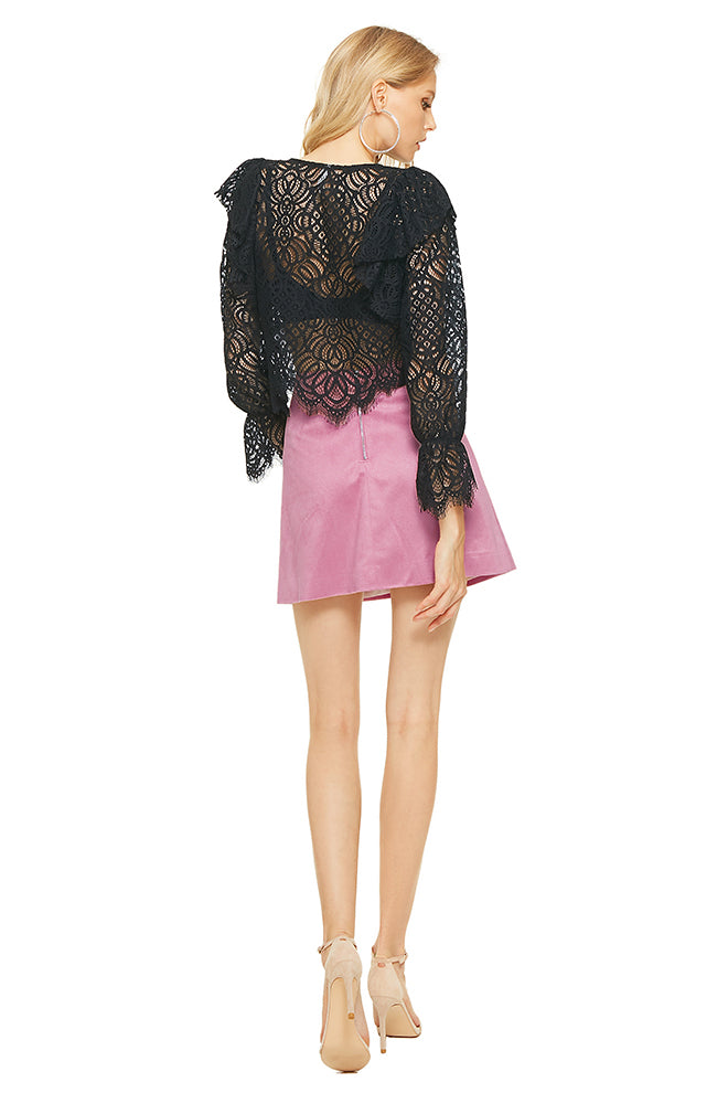 Two-Pocket A-Line Skirt