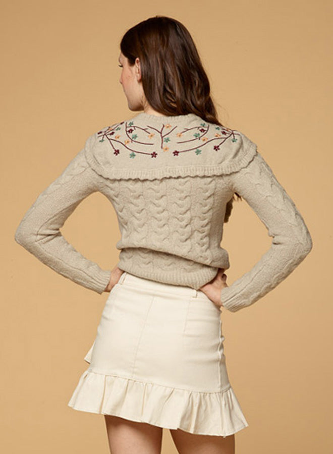 Ruffle A-Line Skirt