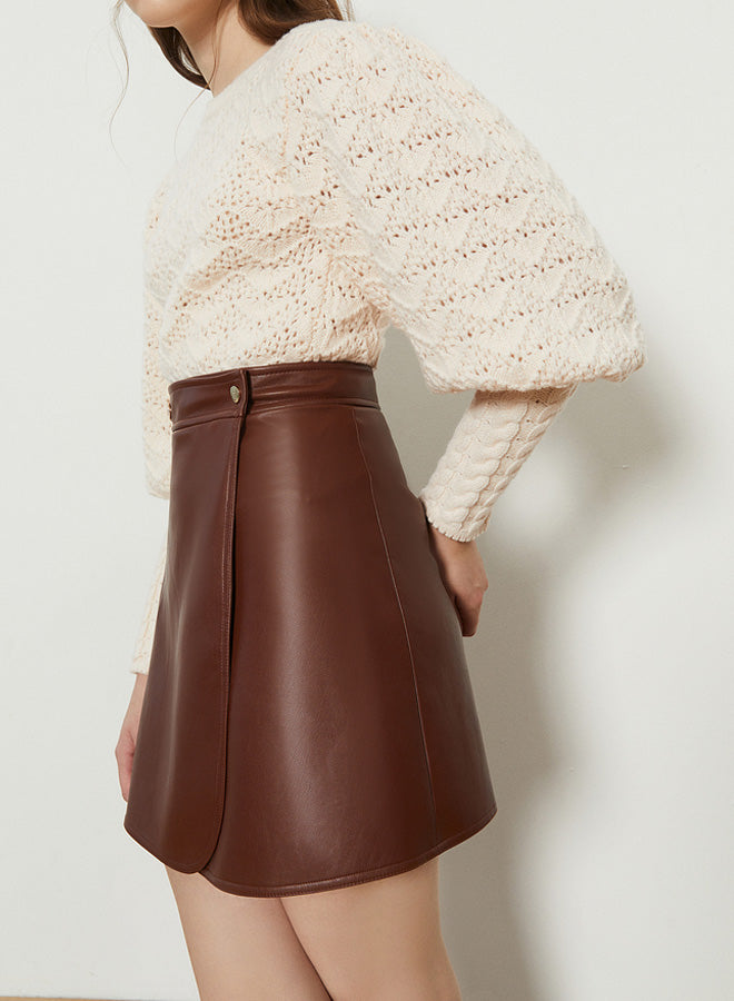 Lantern Sleeve Pullover Sweater