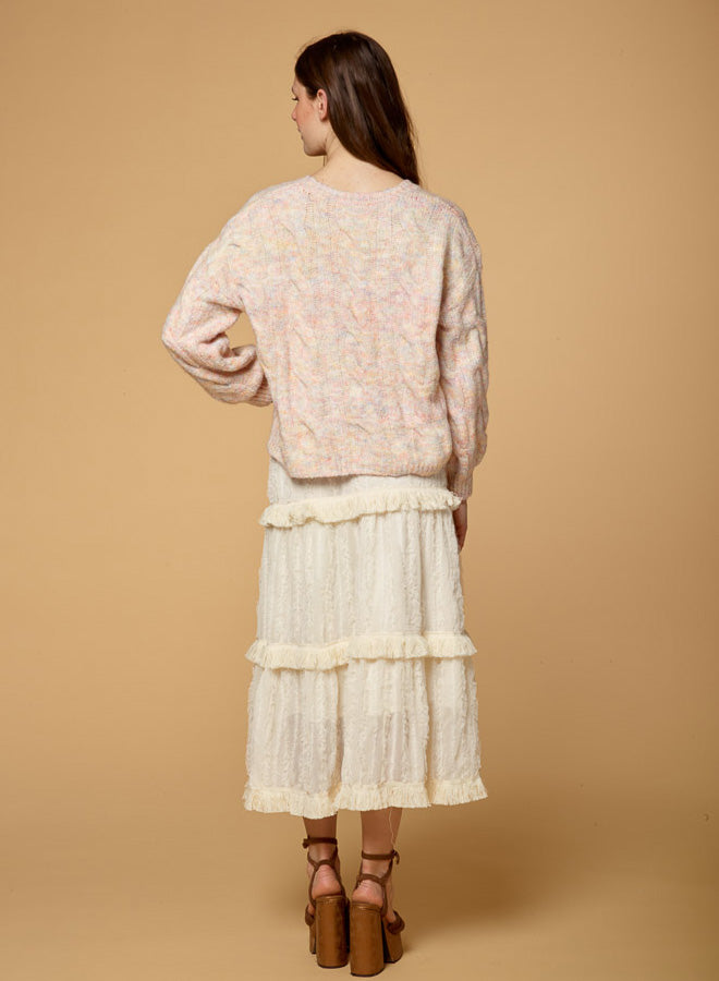 Long Sleeve Knit Pullover Sweater