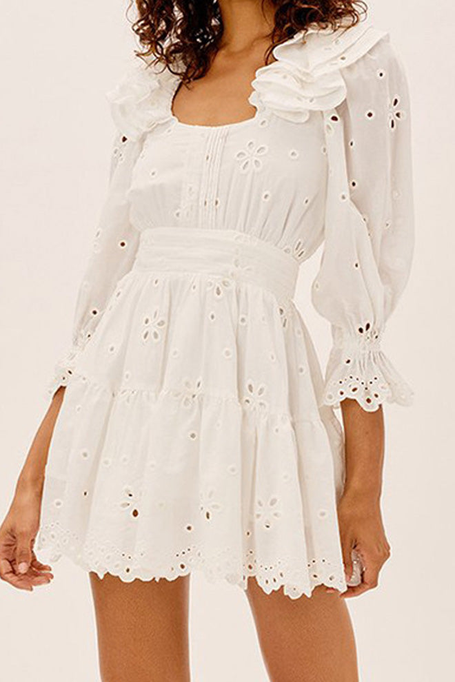 A-Line Hollow Out Hole Dress