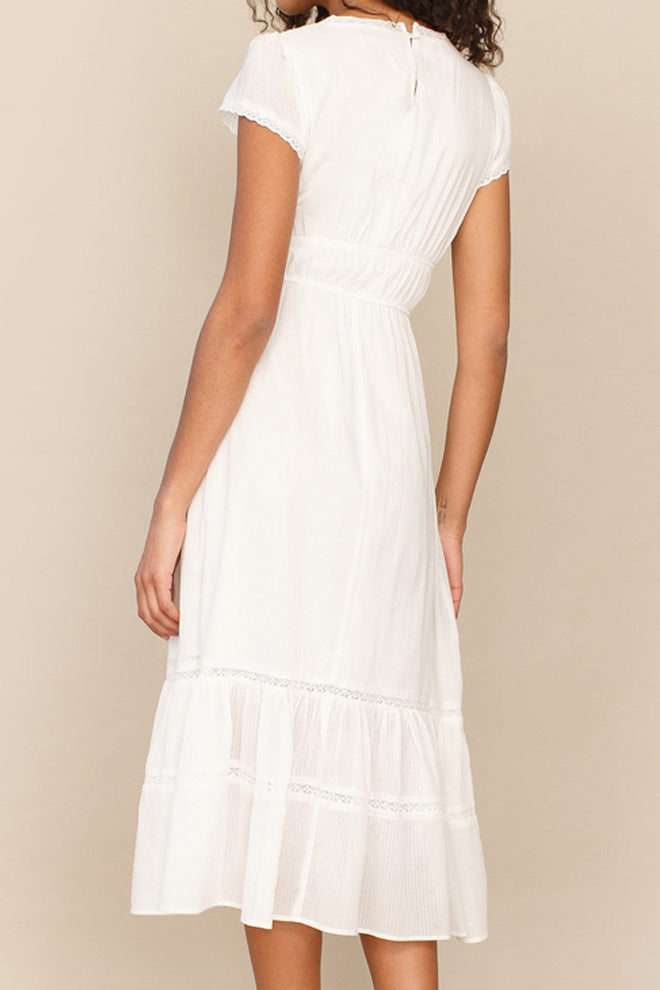 Square Neck Tied Up Dress