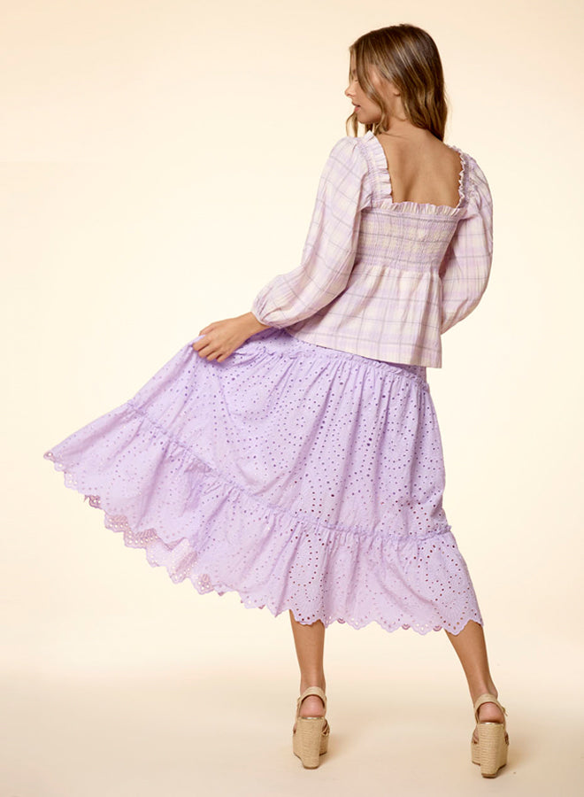 Smocked Babydoll Blouse