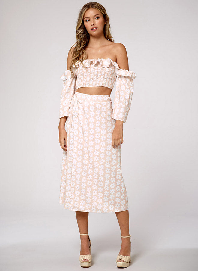Floral Off The Shoulder Top