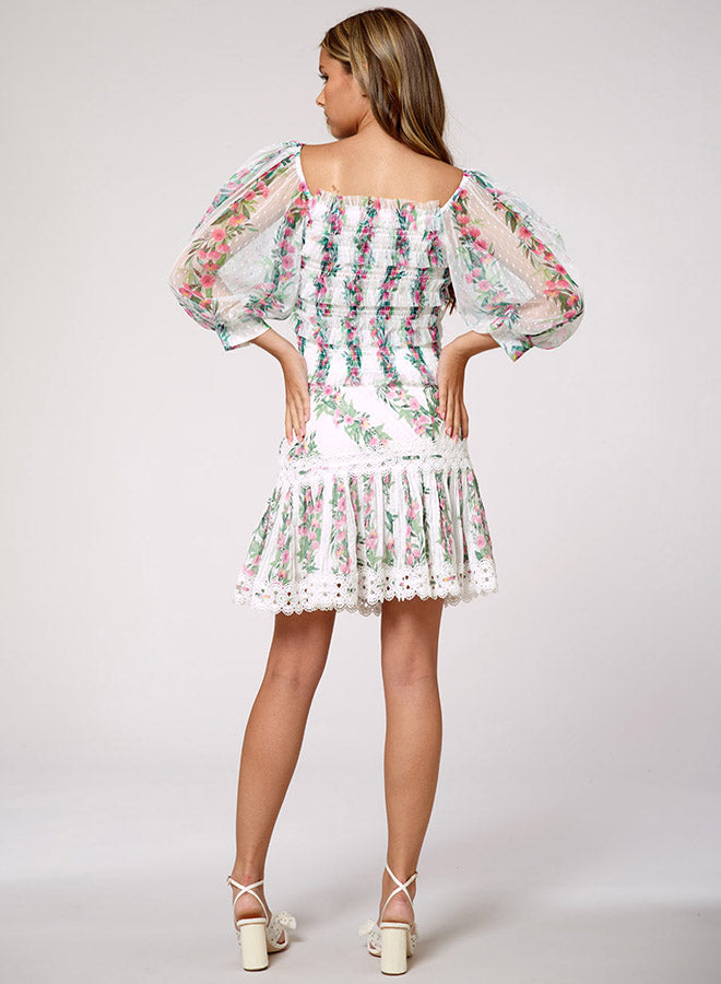 Floral Tiered Crop Top
