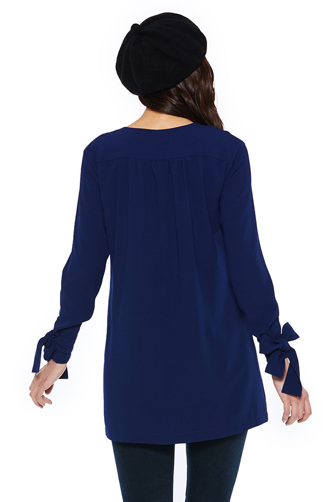 V-Neck Butterfly-Knot Sleeves Dress