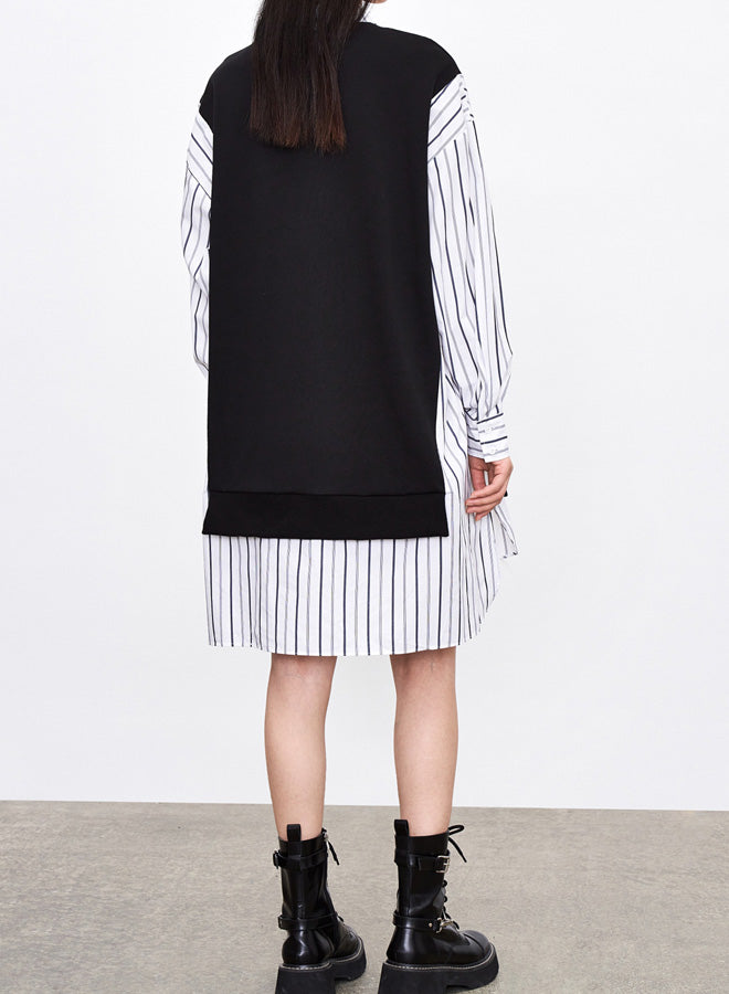 Striped Two-Piece Dress