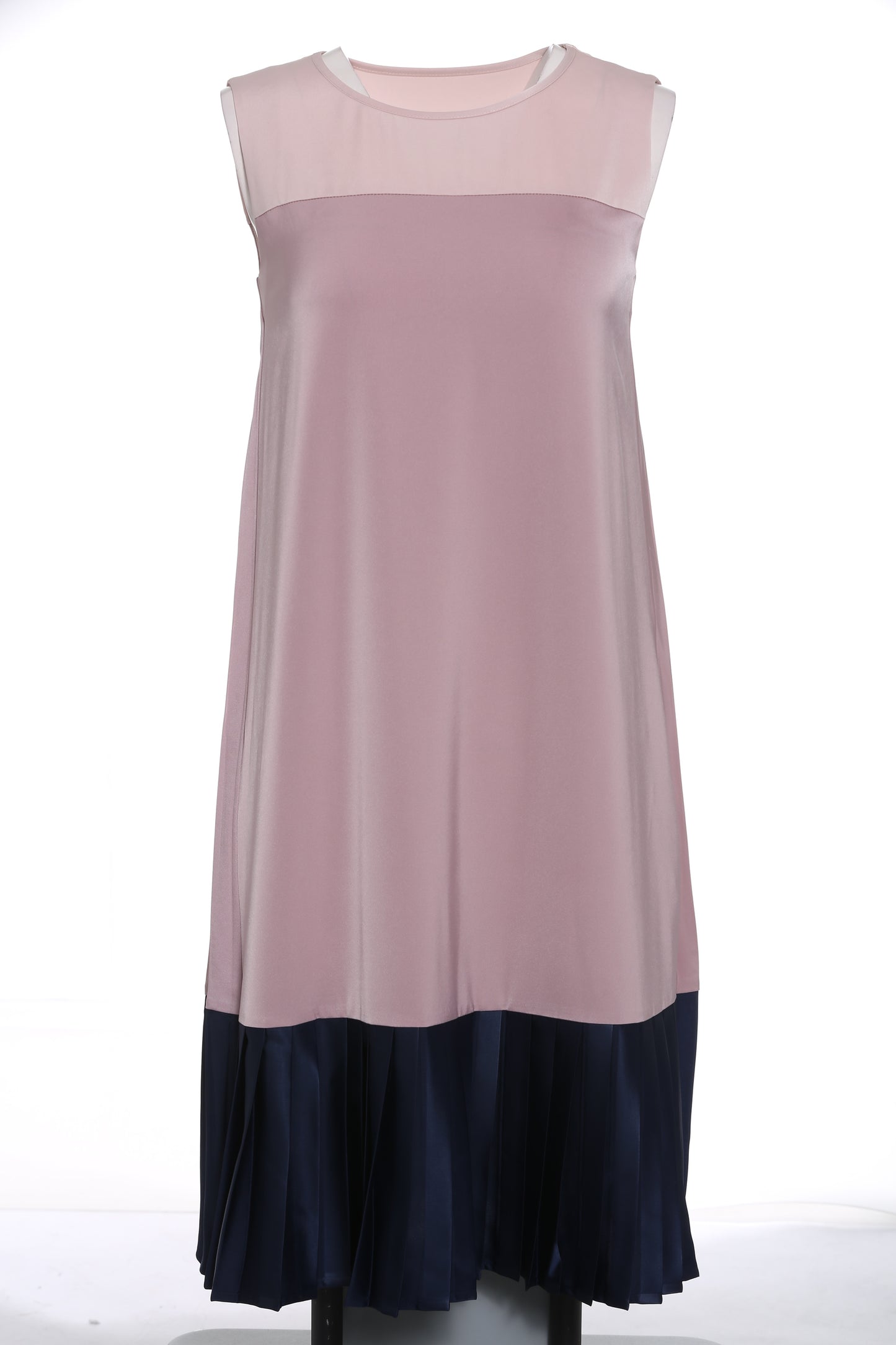 Sleeveless Pleated Dress