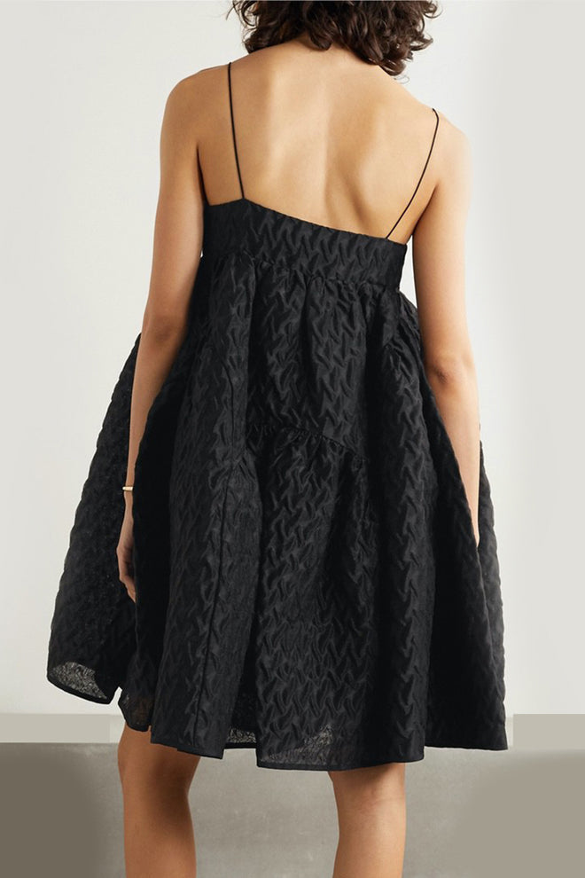 Embossed Bubble Slip Dress