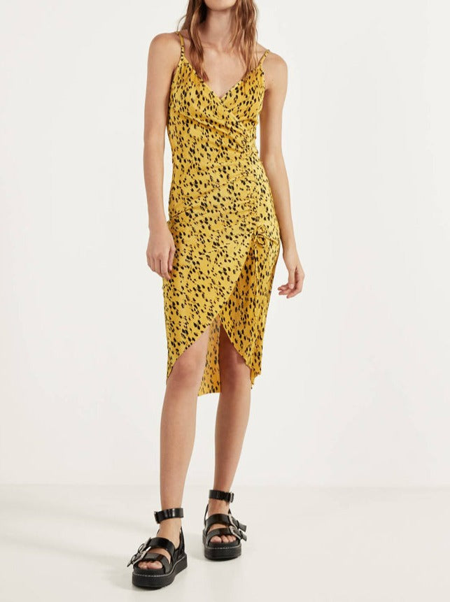 Asymmetric Smoked Dress