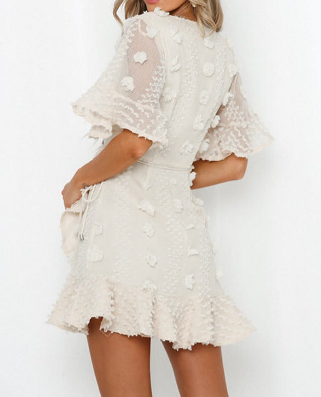 Embroidered Floral Dress
