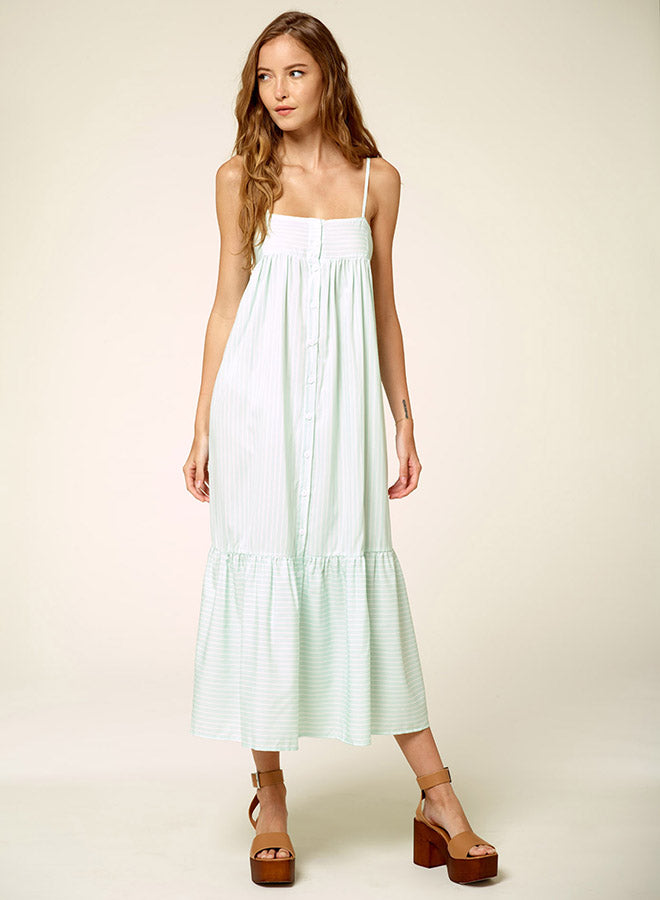 Pleated Slip Dress