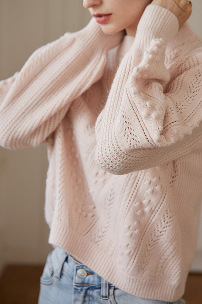 Lantern Sleeve Pullover Sweater