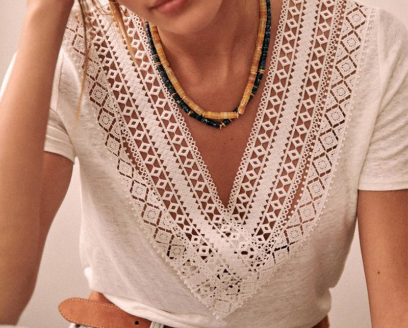 Lace Insert Tee