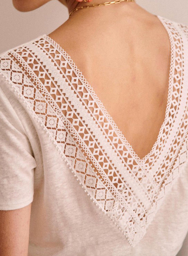 Lace Insert Tee