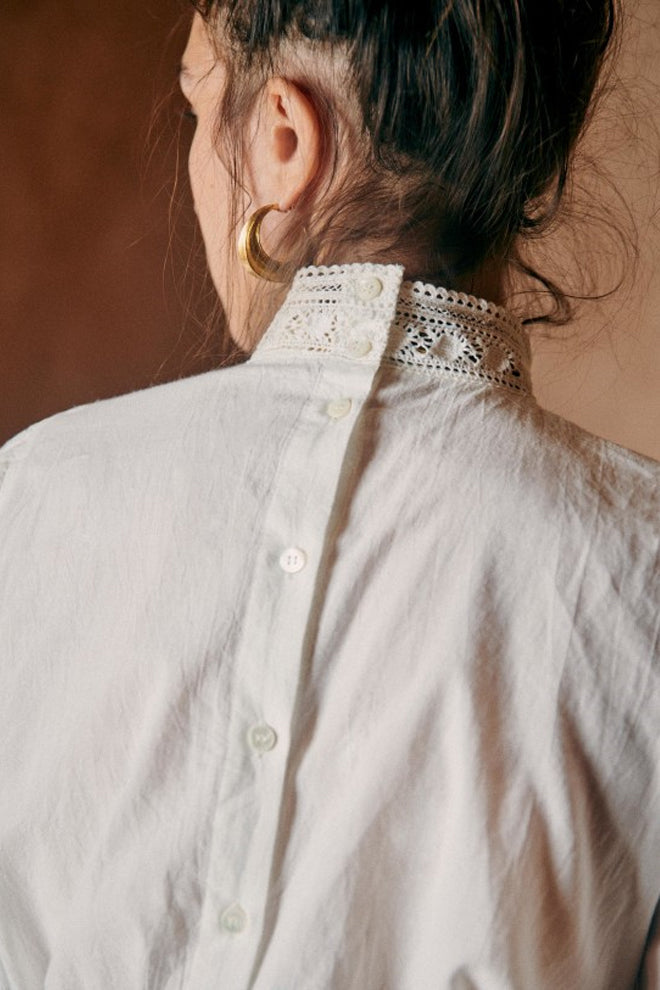 Embroidered Lace Top