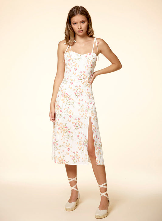 Floral Slit Dress