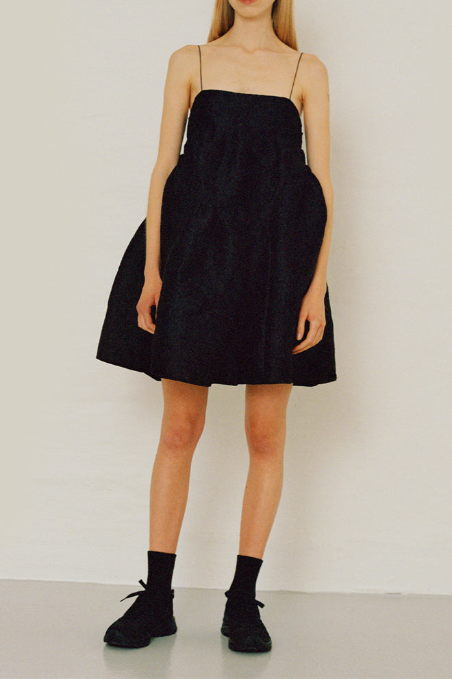 Embossed Bubble Slip Dress