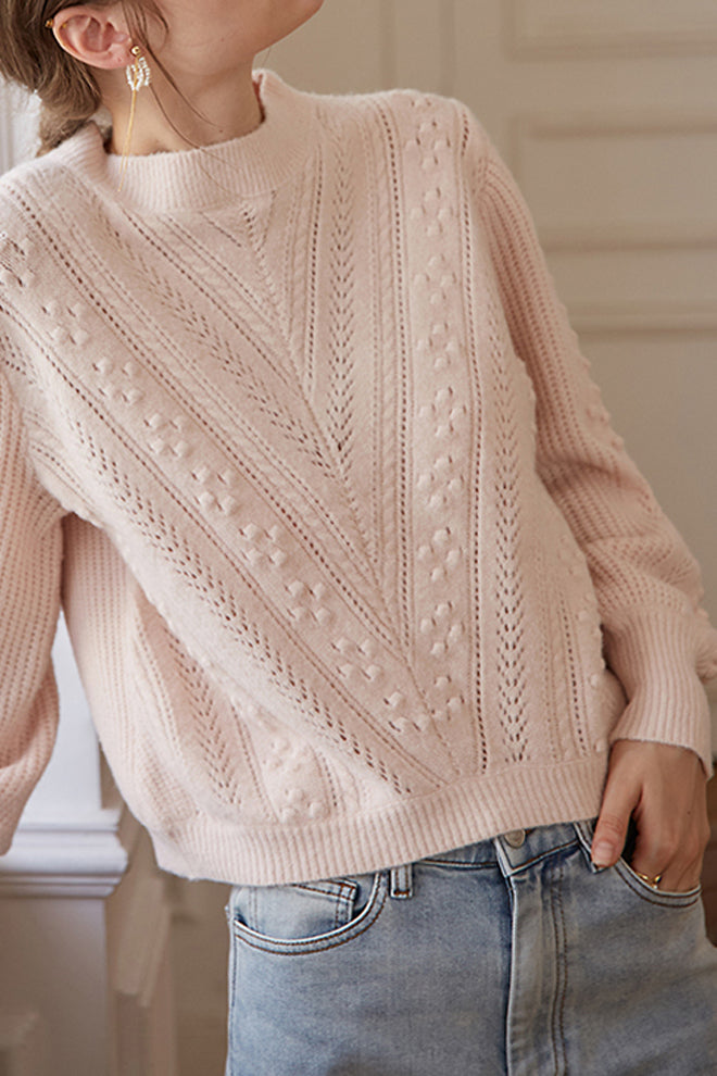 Lantern Sleeve Pullover Sweater